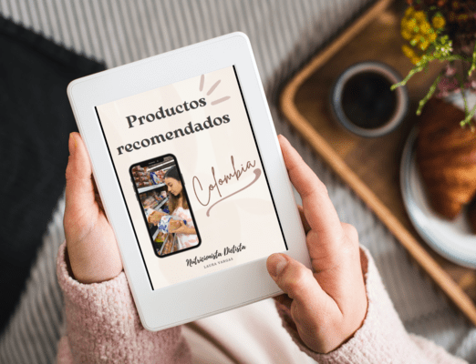 Mockup libro productos recomendados Colombia